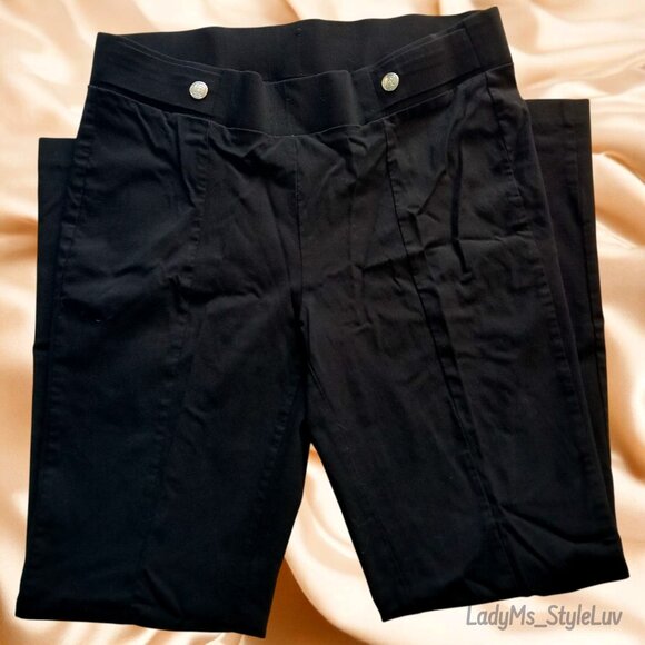 RAFAELLA Women's Petite Black Comfort Stretch Pants Size 6 Like New! - Picture 2 of 4